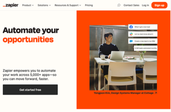 Zapier automatisation de flux de travail
